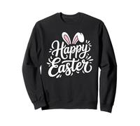 Happy Easter Bunny Ears Spring Holiday Celebration Sweatshirt