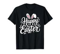 Happy Easter Bunny Ears Spring Holiday Celebration T-Shirt