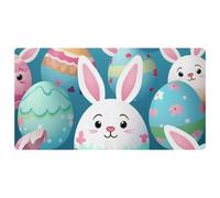Happy Easter Bunny Easter Eggs-737 Kitchen Mat,Cushioned Waterproof Kitchen Rug, Non Slip Comfort Kitchen Rug for Kitchen Decor Sink Office,15.7"x29.5"in