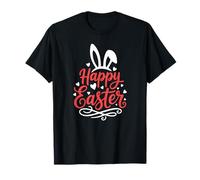 Happy Easter Bunny Hope Cute Spring Bunny Pastel Floral T-Shirt