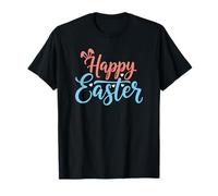 Happy Easter Bunny Hope Joyful Bunny Spring Floral Meadow T-Shirt