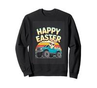 Happy Easter Bunny Monster Truck Happy Easter Sweatshirt