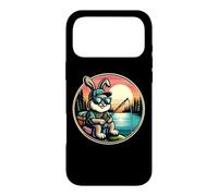 Happy Easter Bunny Rabbit Fishing Fisher Men Women Angling Case for iPhone 17 Pro Max