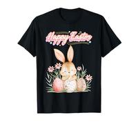 Happy Easter Bunny Women Girls Rabbit Easter Egg Hunt Funny T-Shirt