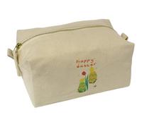 'Happy Easter Chicks' Canvas Wash Bag/Makeup Case (CS00043313)