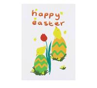 'Happy Easter Chicks' Temporary Tattoo - Water Resistant, Skin-Safe, Non-Toxic Transfer (TO00083519)