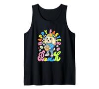 Happy Easter Cockapoo Hunting Colorful Chocolate Eggs Owner Tank Top