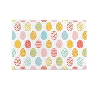 Happy Easter Colorful Easter Eggs, 1000 Pieces Jigsaw Puzzles, Wooden Jigsaw Family Game Wall Decor for Adults Teens