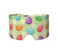Happy Easter Colorful Easter Eggs, Full Eye Covers Light Blocking Eye Mask Sleep Eye and Ear Muffs