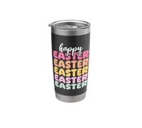 Happy Easter Colorful Vibes for Spring Celebrations Stainless Steel Insulated Tumbler