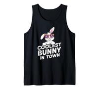 Happy Easter Coolest Bunny in Town Kids Toddler Tank Top