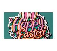 Happy Easter Creative Font-1193 Kitchen Mat,Cushioned Waterproof Kitchen Rug, Non Slip Comfort Kitchen Rug for Kitchen Decor Sink Office,15.7"x29.5"in