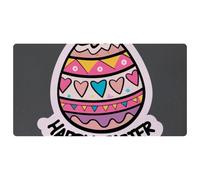 Happy Easter Creative Font-1234 Cushioned Kitchen Runner Rug Mat Stain Resistant, Easy Wipe Clean for House Sink Office,15.7"x29.5"in