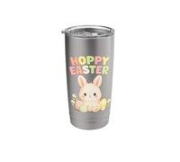 Happy Easter Cute Bunny Baby Rabbit Egg Hunt Spring Design Stainless Steel Insulated Tumbler
