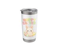 Happy Easter Cute Bunny Baby Rabbit Egg Hunt Spring Design Stainless Steel Insulated Tumbler
