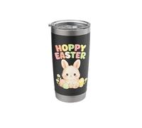 Happy Easter Cute Bunny Baby Rabbit Egg Hunt Spring Design Stainless Steel Insulated Tumbler