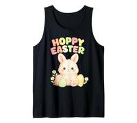 Happy Easter Cute Bunny Baby Rabbit Egg Hunt Spring Design Tank Top
