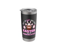 Happy Easter Day Aunt Easter Egg and Bunnies Fan Easter Day Stainless Steel Insulated Tumbler