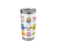 Happy Easter Day Brick Master Builder Block Building Faces Stainless Steel Insulated Tumbler