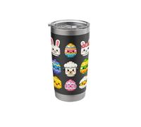 Happy Easter Day Brick Master Builder Block Building Faces Stainless Steel Insulated Tumbler