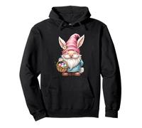 Happy Easter Day Bunny Gnome Easter Egg Hunt Funny Gnome Pullover Hoodie