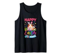 Happy Easter Day Bunny Guinea Pig Hunting Chocolate Eggs Tank Top