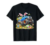 Happy Easter Day Bunny Monster Truck Egg Hunt Funny T-Shirt