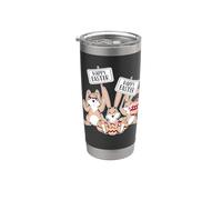 Happy Easter Day Rabbits Egg Hunting Stainless Steel Insulated Tumbler