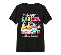 Happy Easter Day with My Gnomies Groovy Bunny Gnomes Eggs Premium T-Shirt