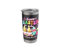 Happy Easter Day with My Gnomies Groovy Bunny Gnomes Eggs Stainless Steel Insulated Tumbler