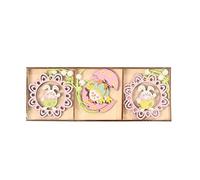 Happy Easter Decoration Wooden Eggs Chick Pendant Hanging Ornament Hanging Ornament