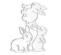 Happy Easter Die-Cut Easter Cutting Dies for Paper-Craft Embossing Mold Stencils Scrapbooking Photo Frame Decoration Metal Die Cuts Happy Cutting Dies Embossing Stencil Decoration