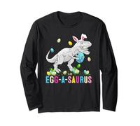 Happy Easter Egg A Saurus T-Rex Dinosaur Easter Egg Hunt Long Sleeve T-Shirt