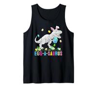 Happy Easter Egg A Saurus T-Rex Dinosaur Easter Egg Hunt Tank Top