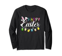 Happy Easter Egg Hunt Squad Bunny Ear Family Easter Day Long Sleeve T-Shirt