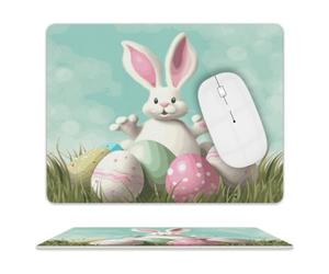 Happy Easter Eggs Bunny Tail1 Mouse Pad Mouse Mat 10 X 8 Inch