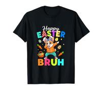Happy Easter Eggs Dabbing Bunny Corgi Costume Hip Hop T-Shirt