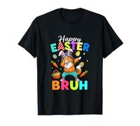 Happy Easter Eggs Dabbing Bunny Sheltie Costume Hip Hop T-Shirt