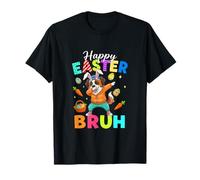 Happy Easter Eggs Dabbing Bunny St. Bernard Costume Hip Hop T-Shirt