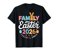 Happy Easter Family Celebration 2026 Bunny T-Shirt