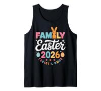 Happy Easter Family Celebration 2026 Bunny Tank Top