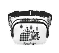Happy Easter Fanny Packs for Women Men, Fashion Waist Packs for Workout Running Traveling Hiking