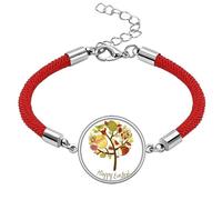 Happy Easter Festival Egg Tree Lucky Red String Bracelet Rope Bracelet Handmade