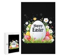 Happy Easter Funny Jigsaw Puzzles Vertical Wooden Picture Puzzle for Adults Home Decors Gift 1000 PCS