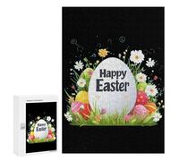 Happy Easter Funny Jigsaw Puzzles Vertical Wooden Picture Puzzle for Adults Home Decors Gift 300 PCS