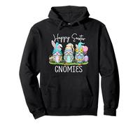Happy Easter Gnomies Cute Easter Gnome Bunny Egg Pullover Hoodie
