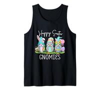 Happy Easter Gnomies Cute Easter Gnome Bunny Egg Tank Top