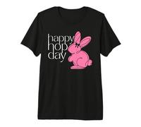 Happy Easter Happy Hop Day Cute Bunny Design Premium T-Shirt