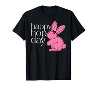 Happy Easter Happy Hop Day Cute Bunny Design T-Shirt