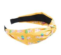 Happy Easter Headband, Women's Knotted Printed Headbands Decor, Knotted Design Hair Styling Accessories for Weddings, Vacations, Datings, Trips, Dances, Parties